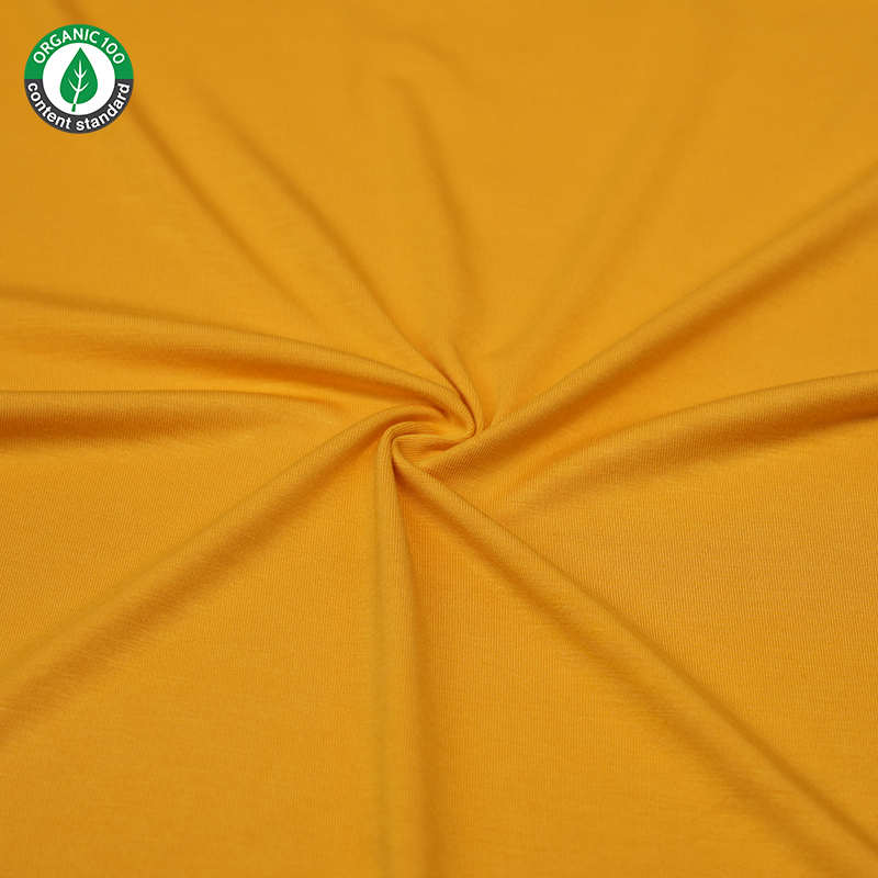 Tecido de camisa de bambu/spandex orgânico