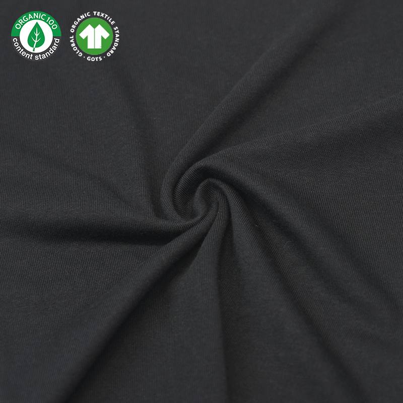 Tecido de Jersey de algodão orgânico de bambu/algodão orgânico